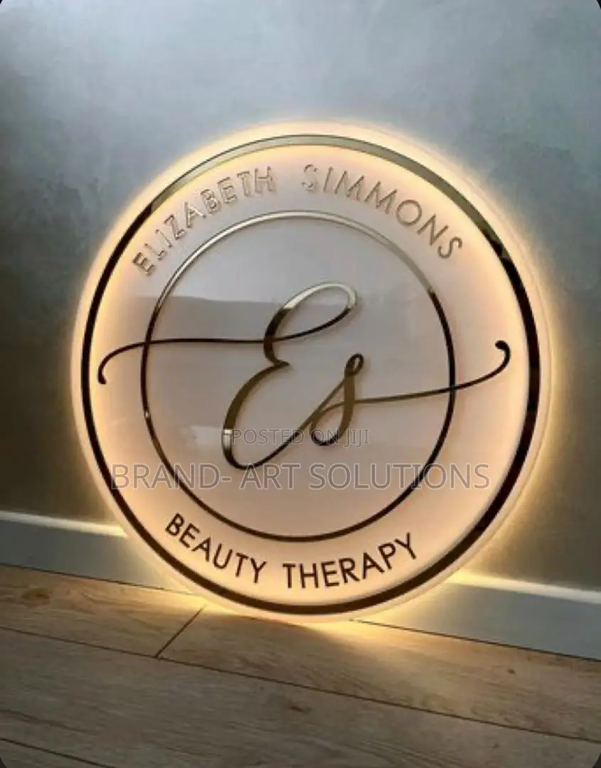 Clear Acrylic Illuminated Signage