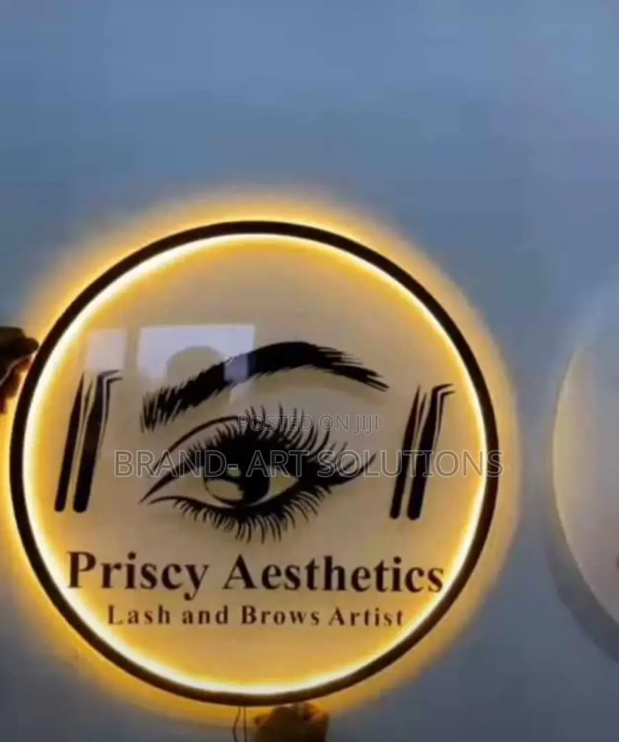 Clear Acrylic Illuminated Signage