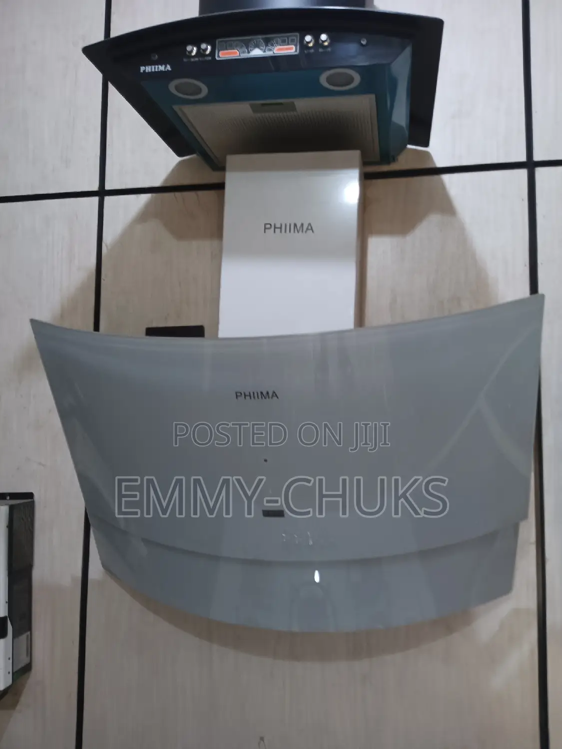 90cm Curved Phima Kitchen Extractor