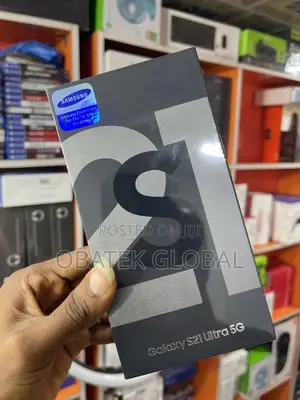 New Samsung Galaxy S21 Ultra 5G 128 GB Black