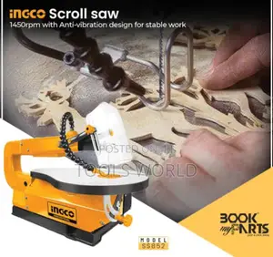 Scroll Saw Machine 16" Ingco Ss852 Heavy Duty Triplex Wood