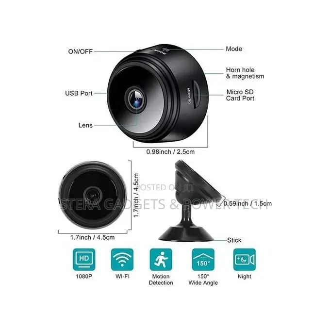 Hidden Surveillance Camera Wifi Wireless