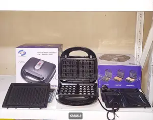 3in1 Waffle, Panini, Sandwich Maker - 750W