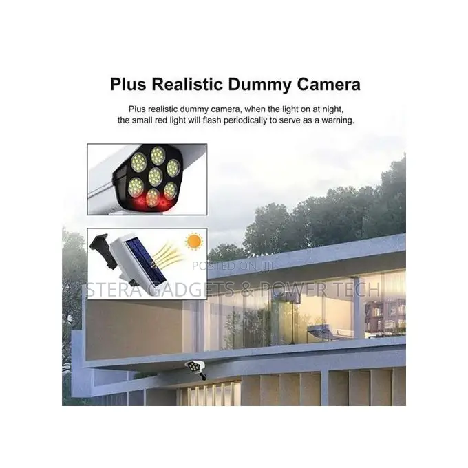77 Led Solar Motion Sensor Security Light