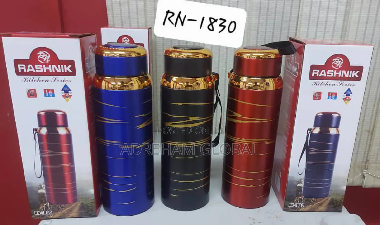 Rashnik Strips Vacuum Flask (500ml)