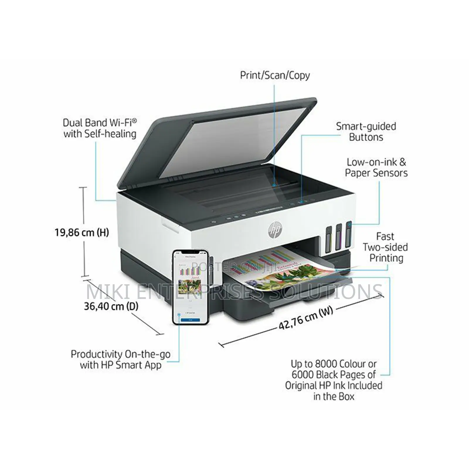 HP Smart Tank 720 Wi Fi All-in-One Printer