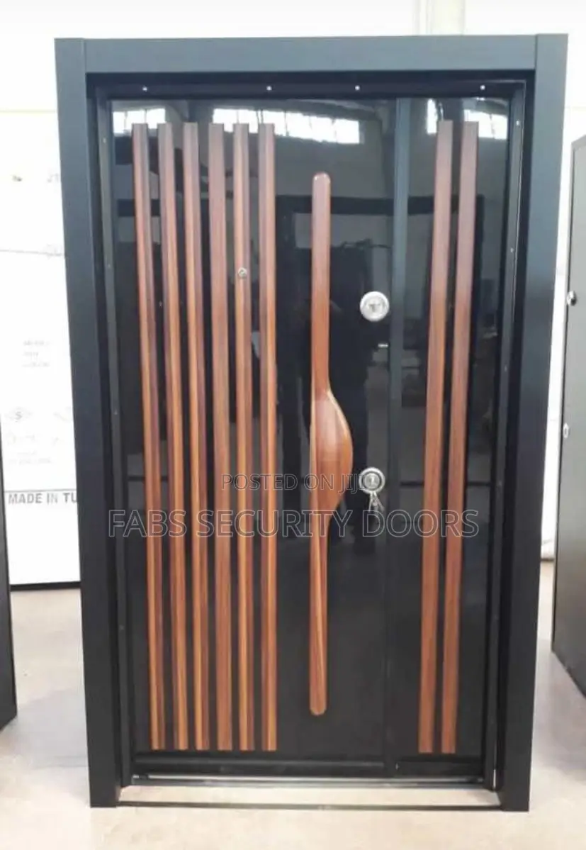 Front Door With Laminated Wood