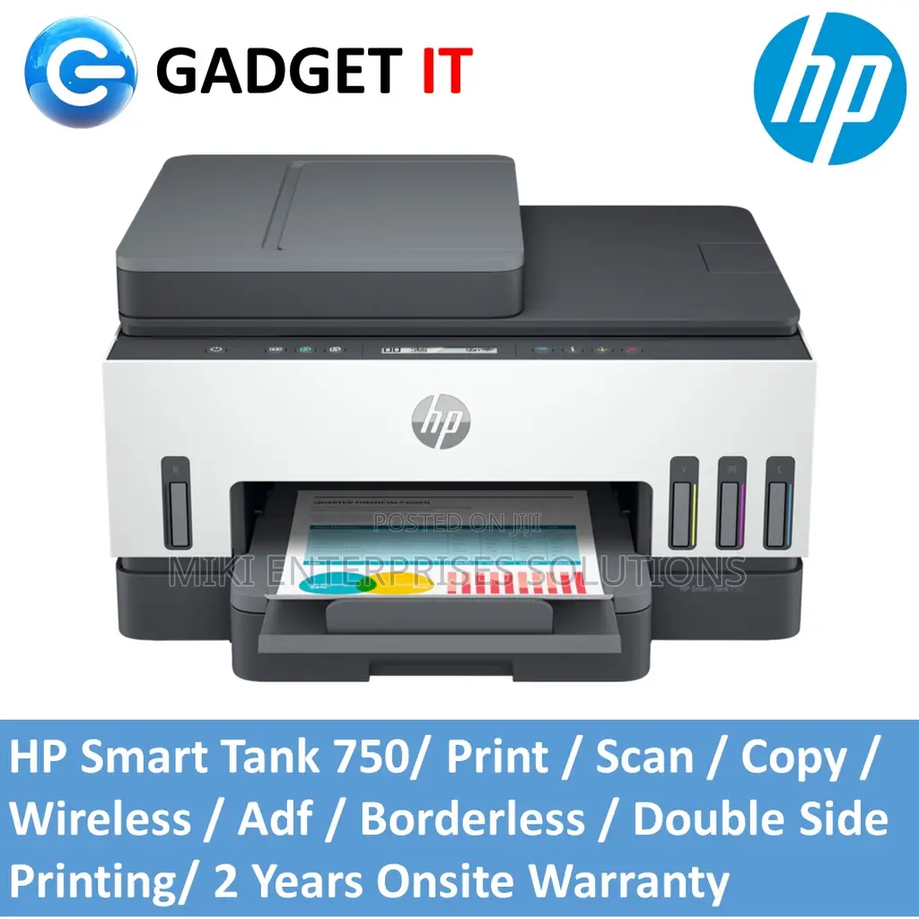 HP Smart Tank 750 All-in-One Printer (6UU47A)