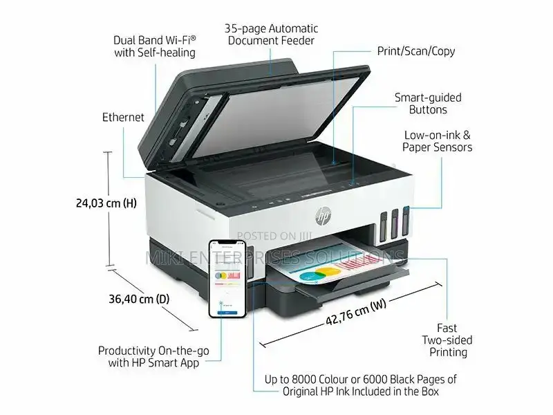HP Smart Tank 750 All-in-One Printer (6UU47A)