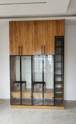 Frameless Glass Wardrobe Cabinet L1800 X H2950