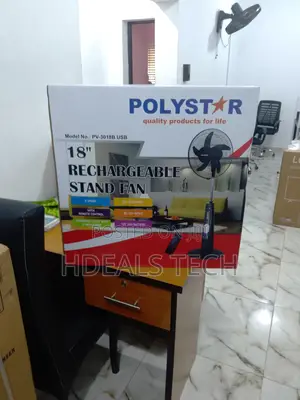 Powerul Polystar 18' Rechargeable Fan