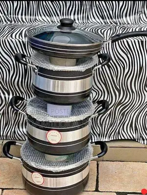 4 Set of Non Stick Pots With Frying Pan