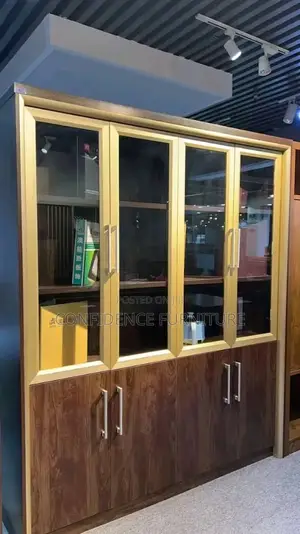 Four Doors Bookshelf Cupboard