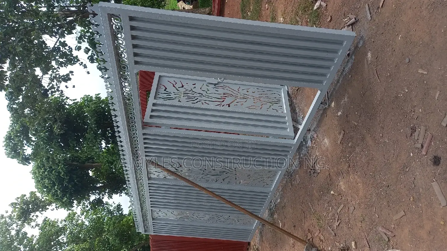 Iron Gate Laser Cut Design