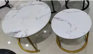 2pcs Marble Colour Top Nordic Center Table