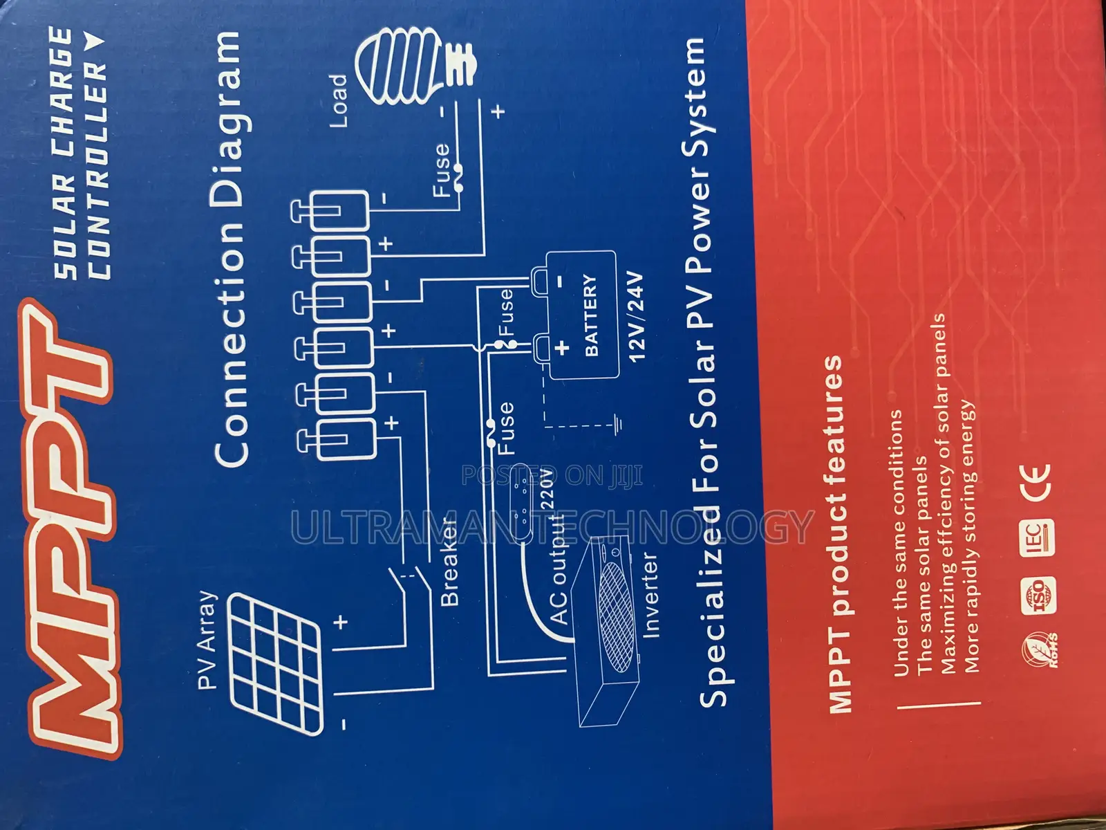 30 Ahs MPPT Charge Controller (Sms)