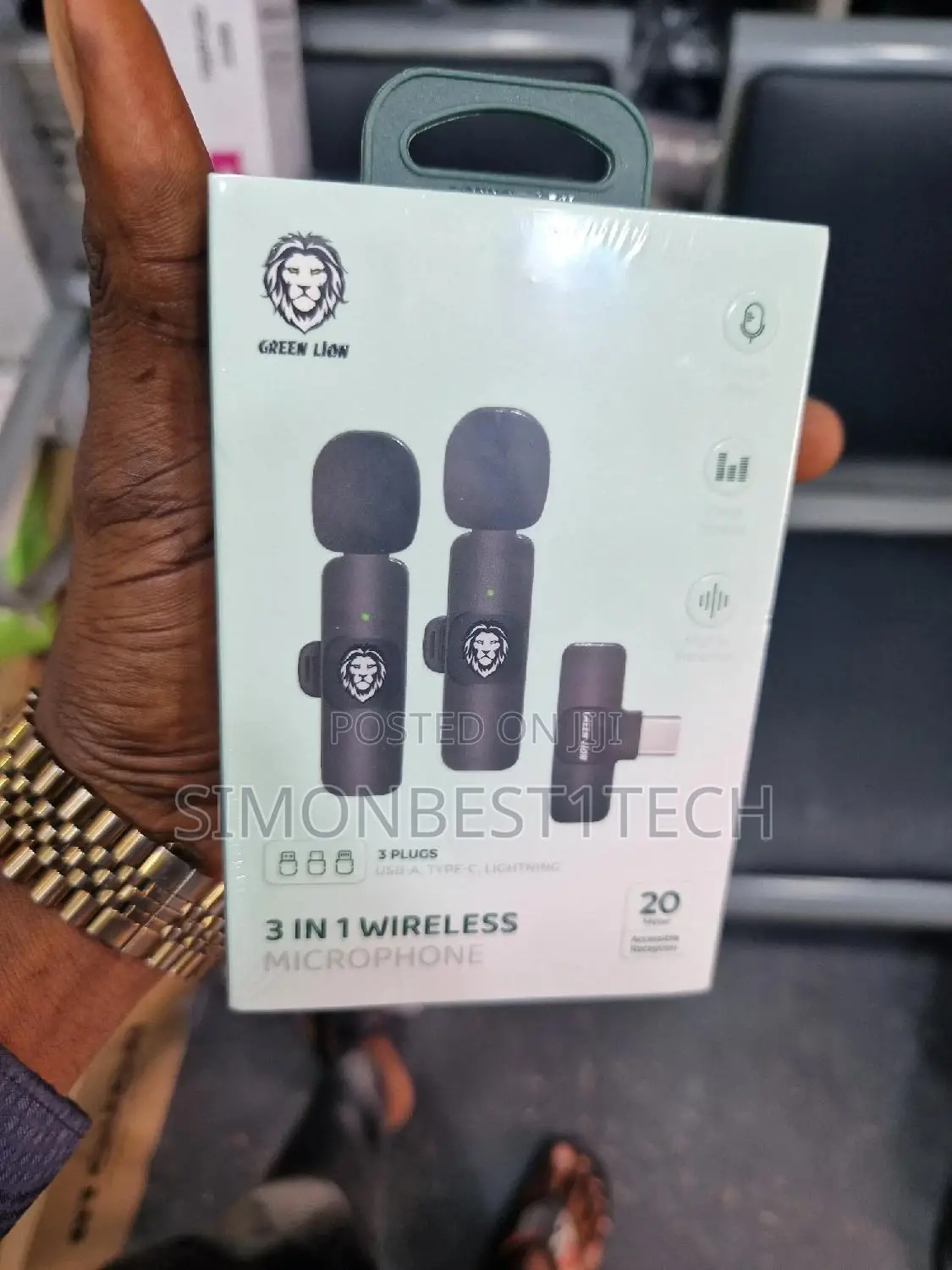 Green Lion Wireless Microphone 3 in 1