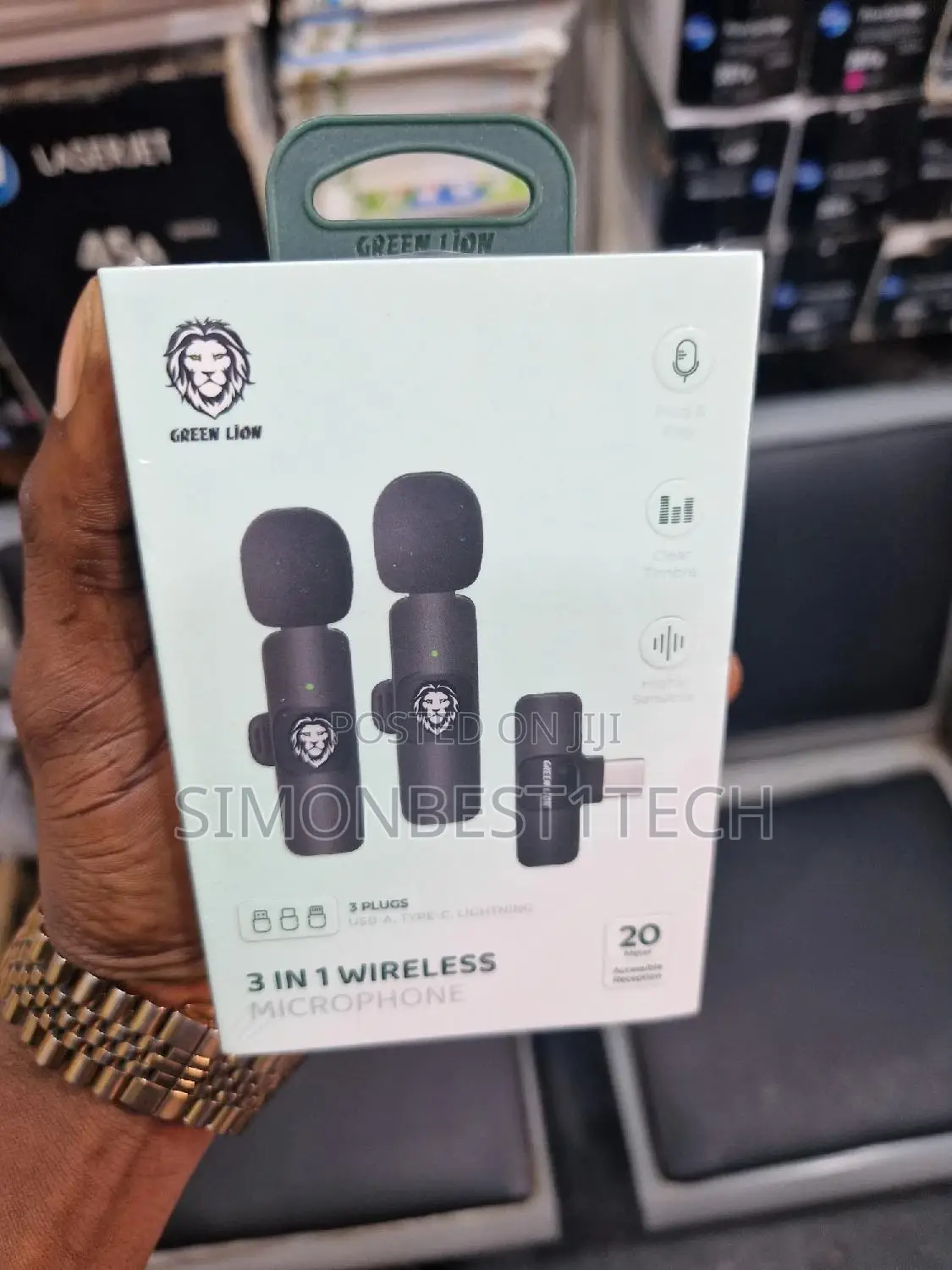 Green Lion Wireless Microphone 3 in 1