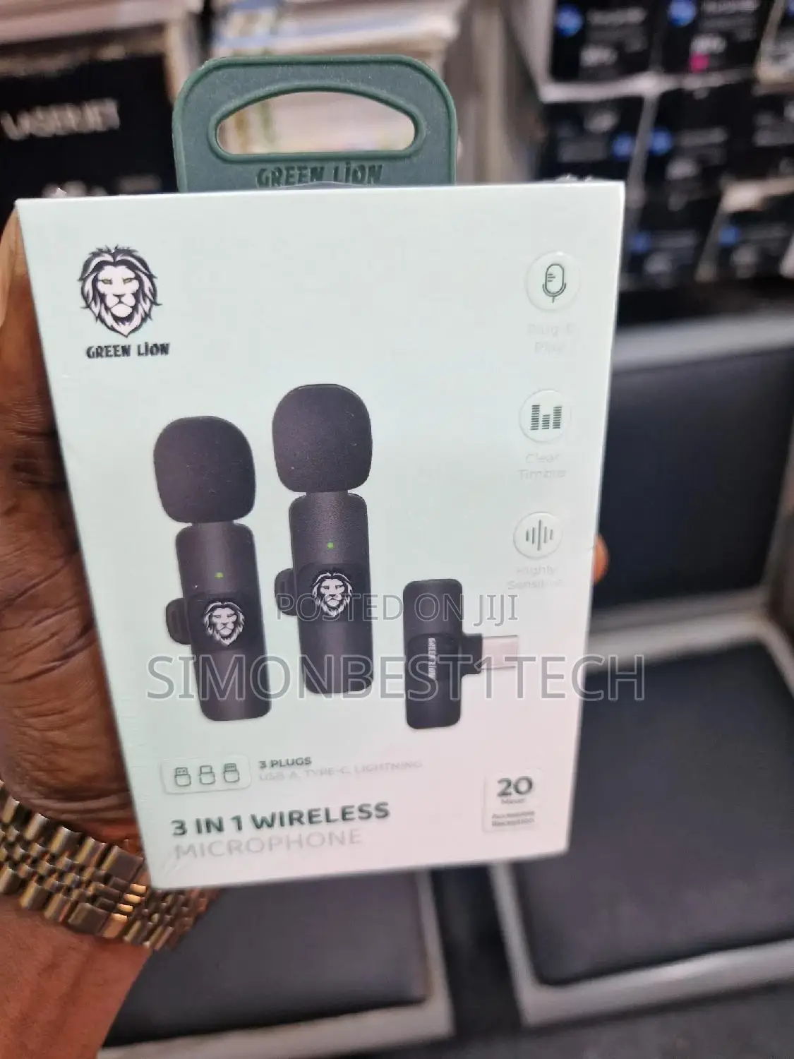 Green Lion Wireless Microphone 3 in 1