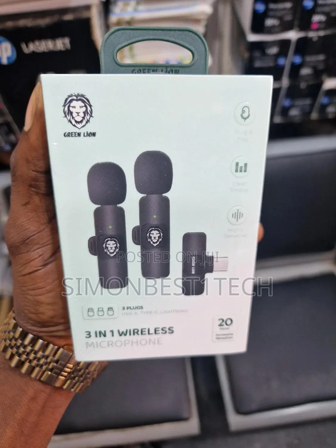 Green Lion Wireless Microphone 3 in 1