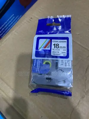 BROTHER 18mm Labeling TAPE Black on White
