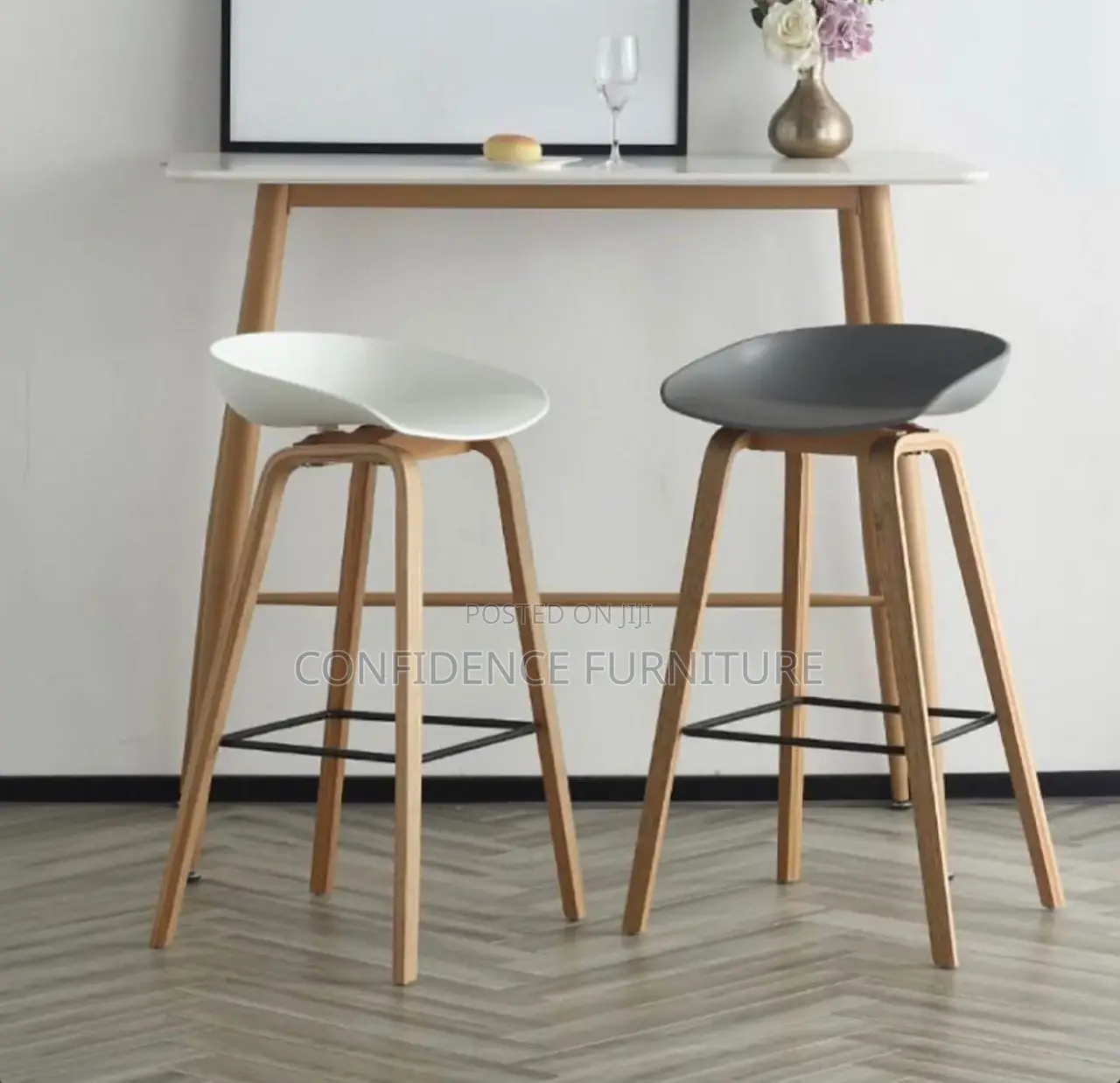Long Metal Bar Stool