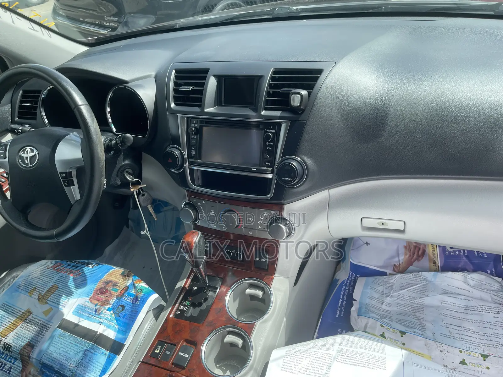 Toyota Highlander 2012 Red