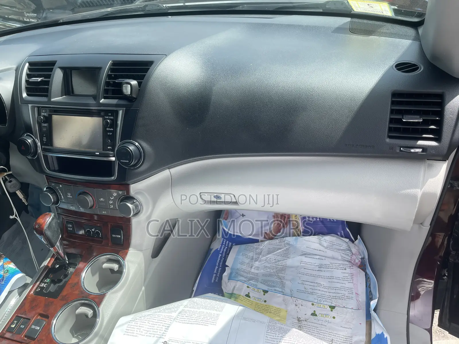 Toyota Highlander 2012 Red