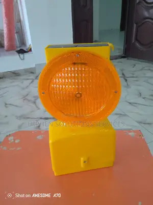 Roadway Safety Solar Warning Flashing Traffic Cone