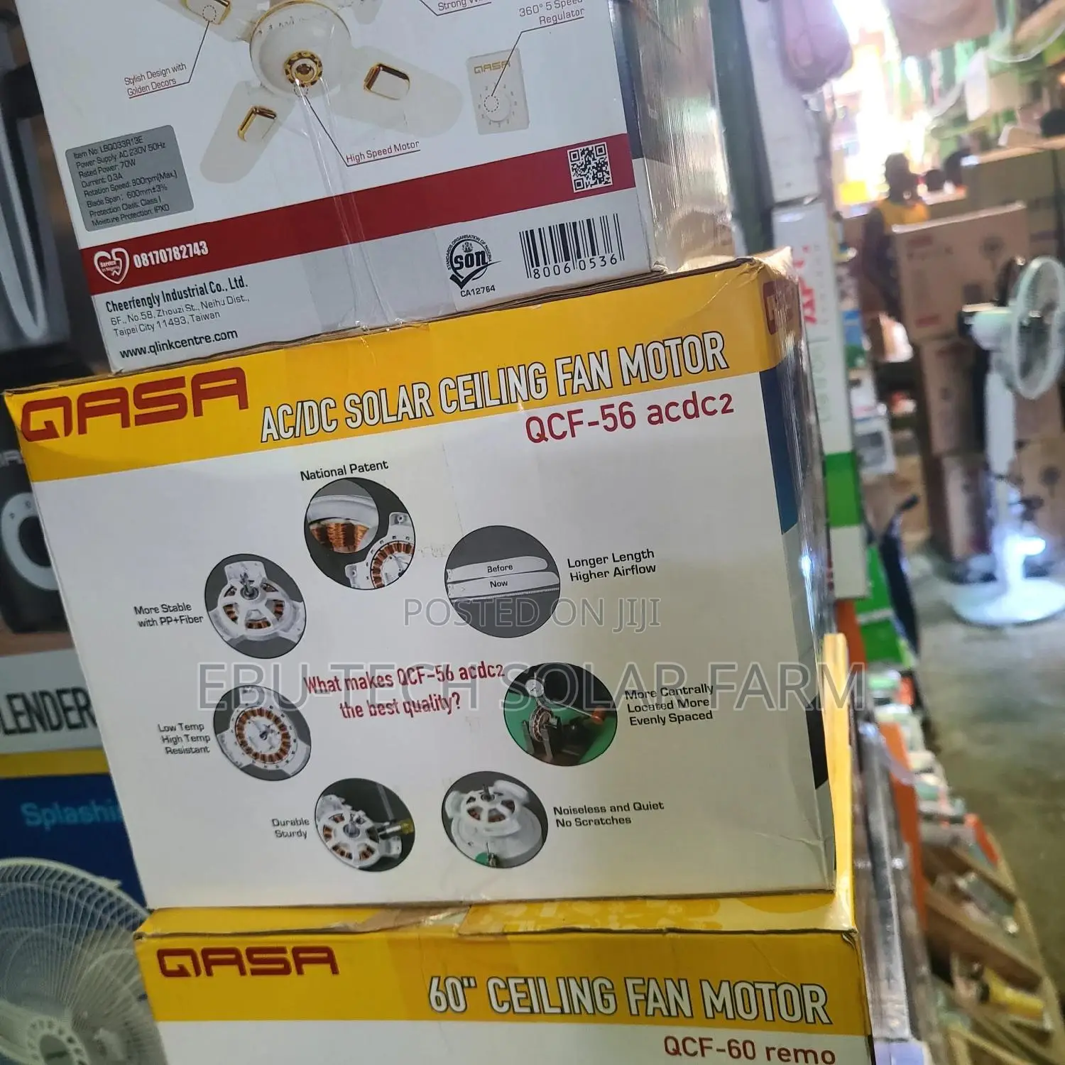 Gasa Solar Ceiling Fan