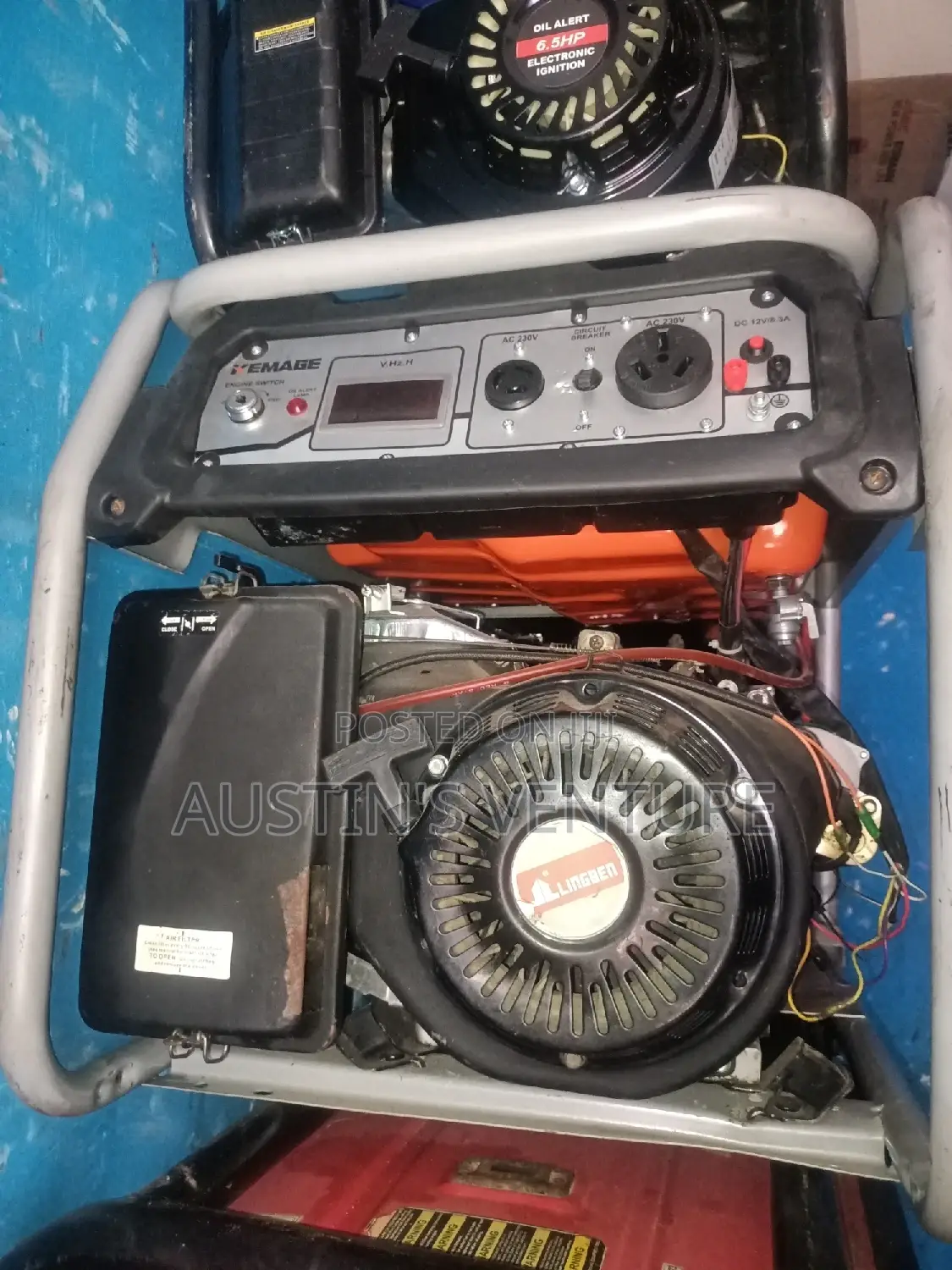 Used 8kva Kemage Generator Big Coil