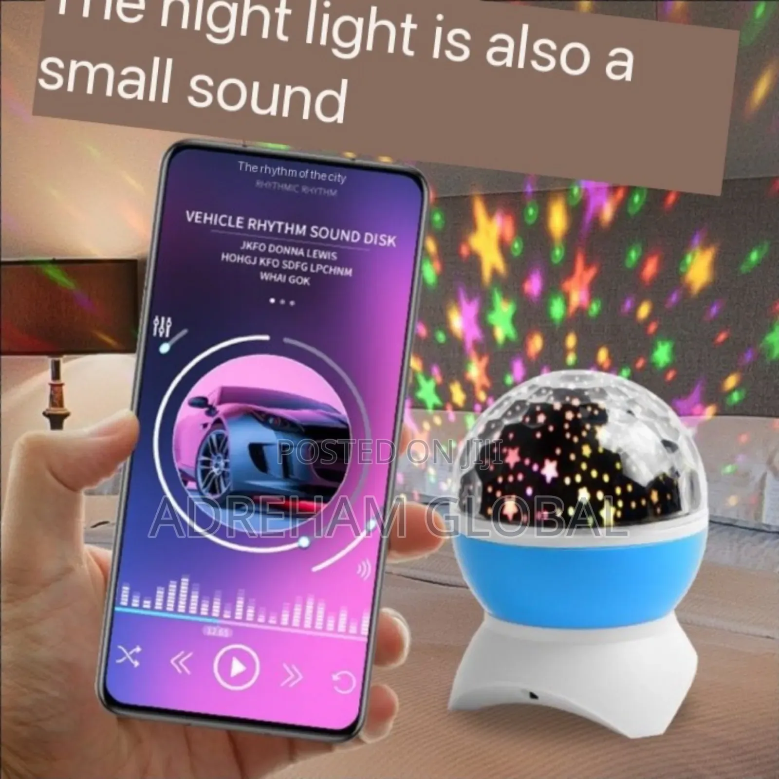 Starry Sky Night Light Projector With Bluetooth for Music