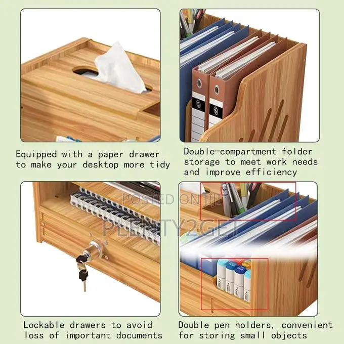 One Locking Organizer Suitable for Offices, Requires Install