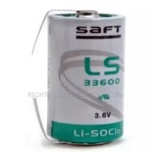 USA Saft Lithium Battery LS33600 With Solder 3.6V 17 Ah