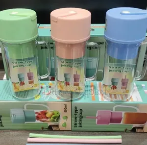500ml Rechargeable Juicer Cup With Straw