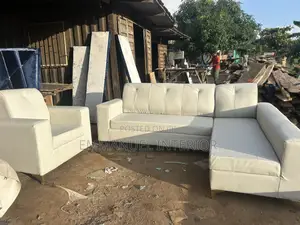 A Standard Leather Sofa