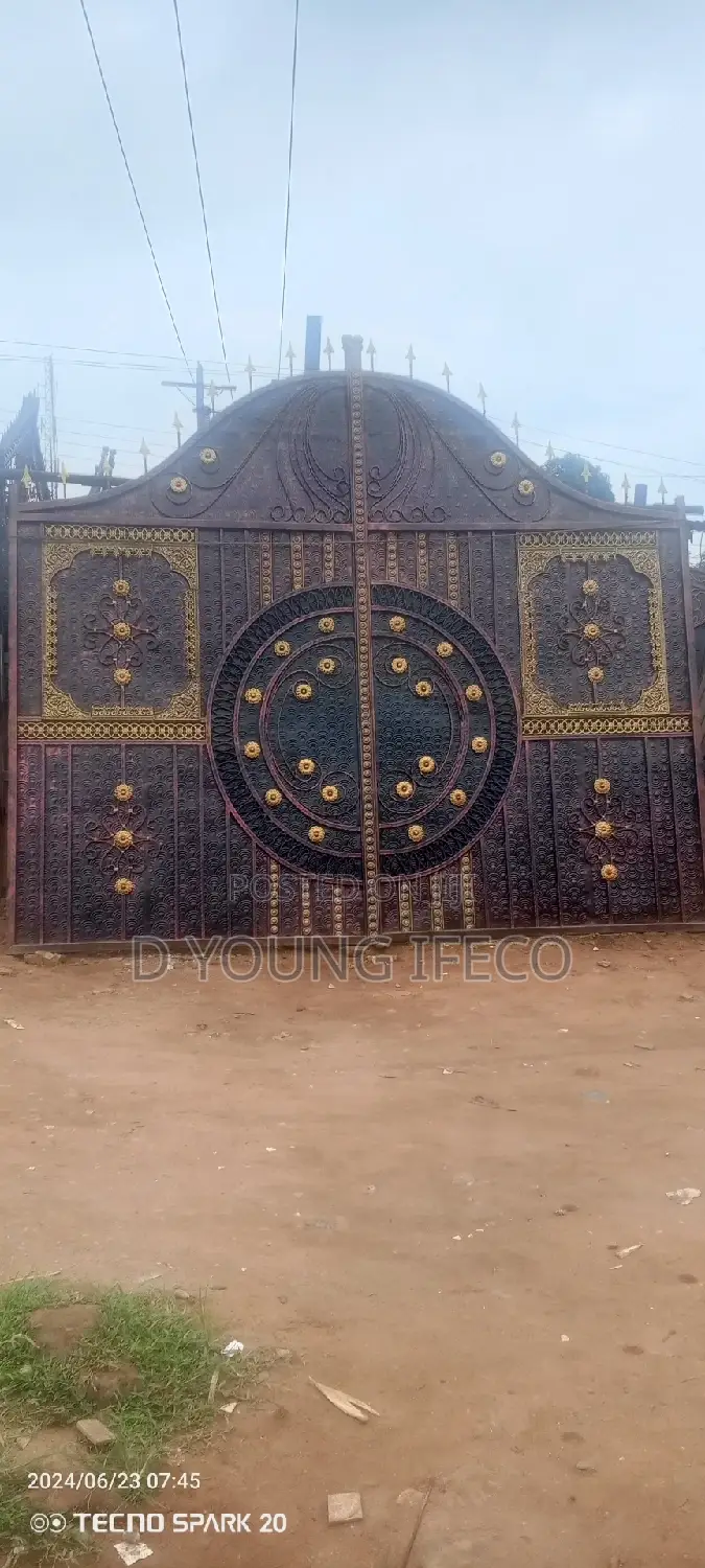 New Wrought Iron Gate