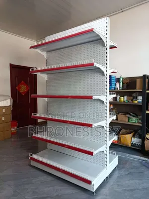 4ft Double Sided Supermarket Shelf (6 Steps)