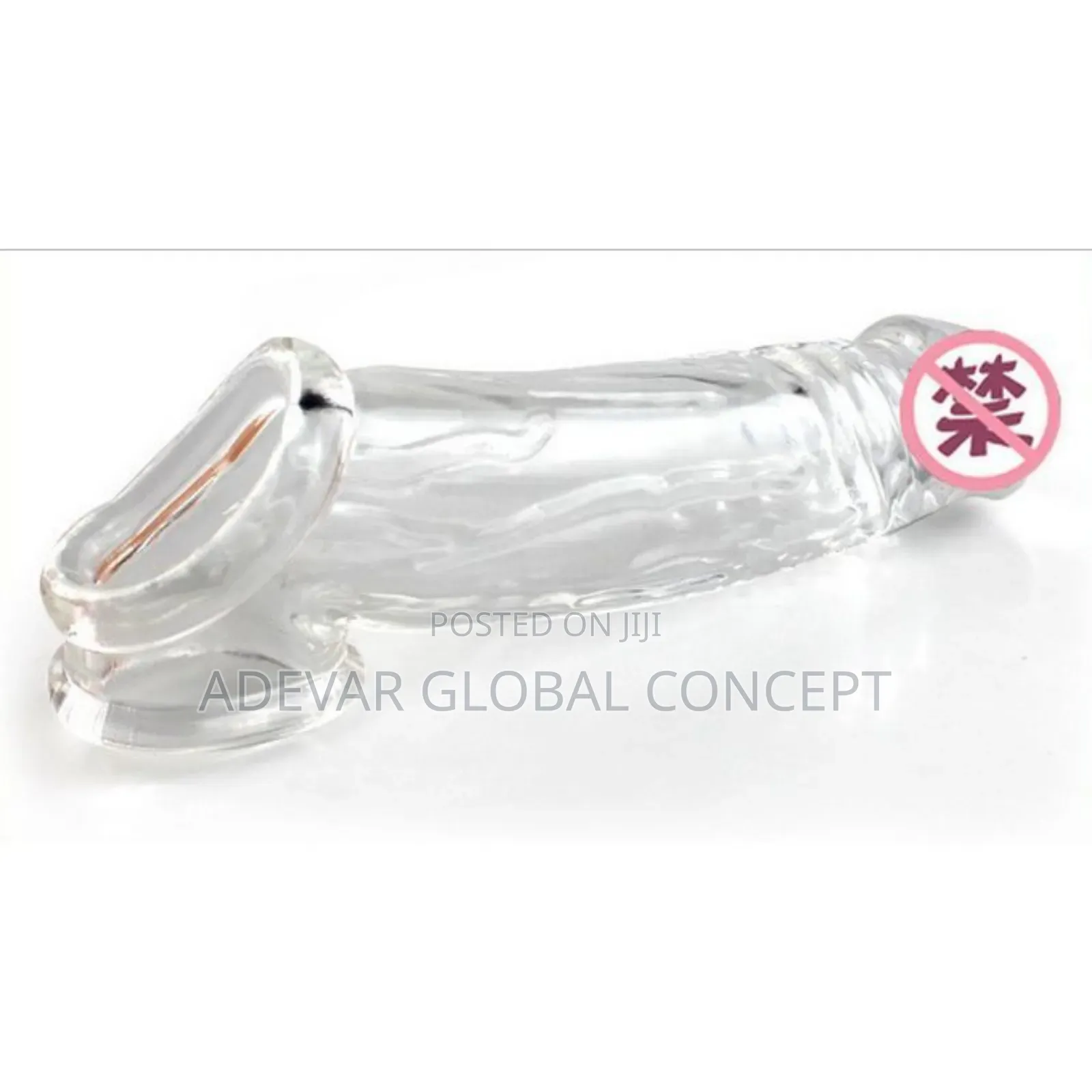 Soft Delay Penis Sleeve Reusable Extender Condom 4cm - Clear