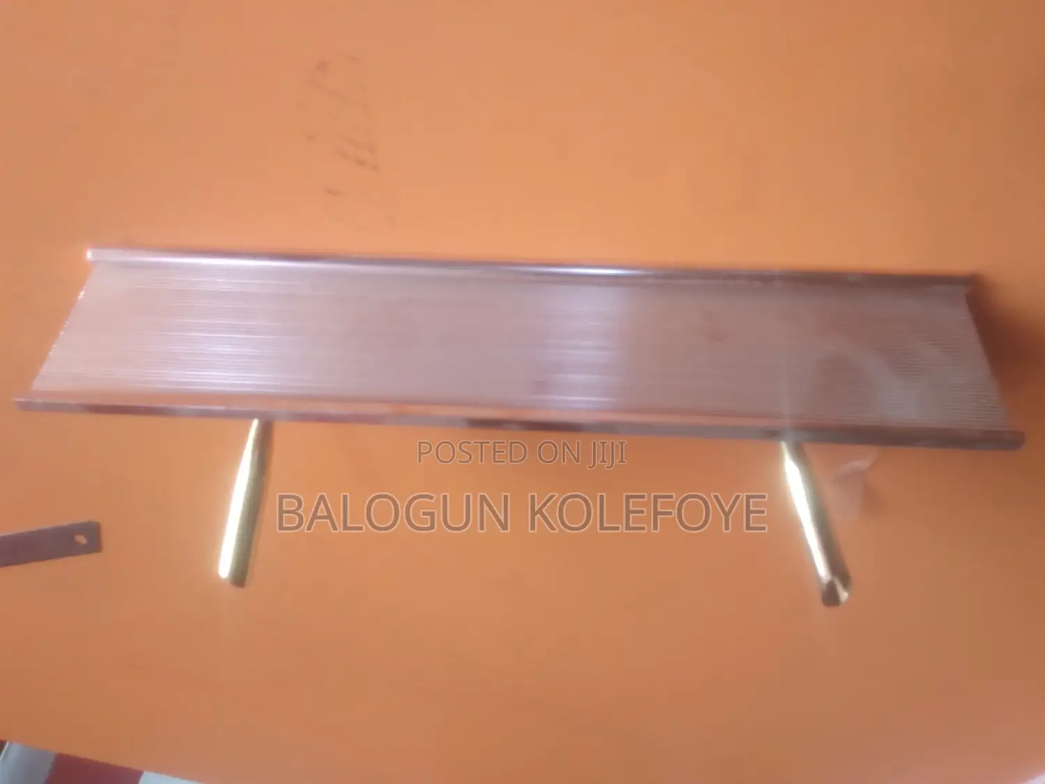 Customised Table Top Name Stand With Biro Holder