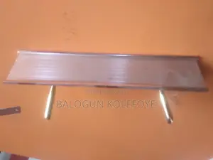 Customised Table Top Name Stand With Biro Holder