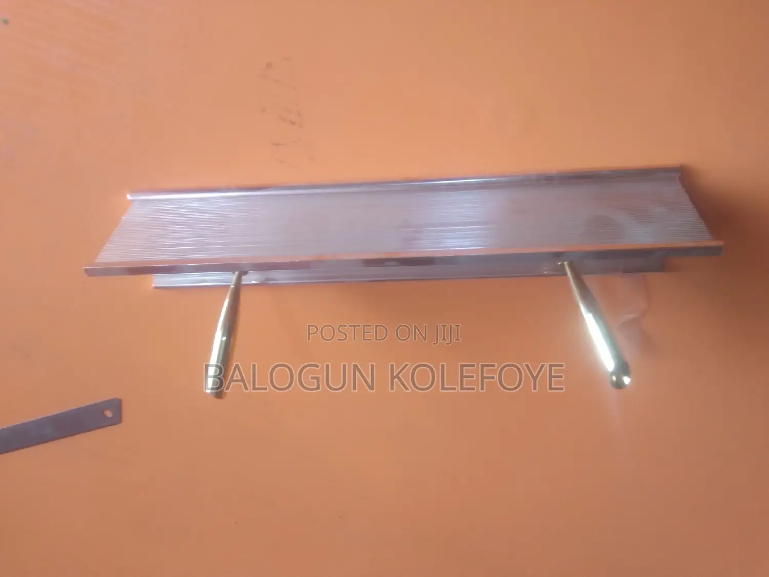 Customised Table Top Name Stand With Biro Holder
