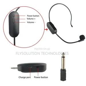 AY-101 Wireless Microphone With Overhead Hook