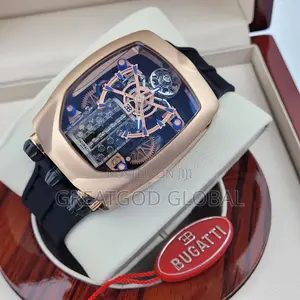 Jacob and Co Bugatti Solid Wristwatch Plain Face