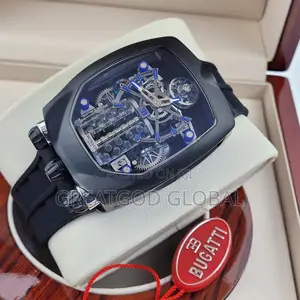 Jacob and Co Bugatti Solid Wristwatch Plain Face