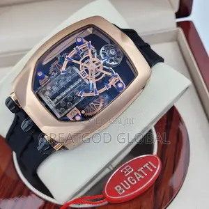 Jacob and Co Bugatti Solid Wristwatch Plain Face