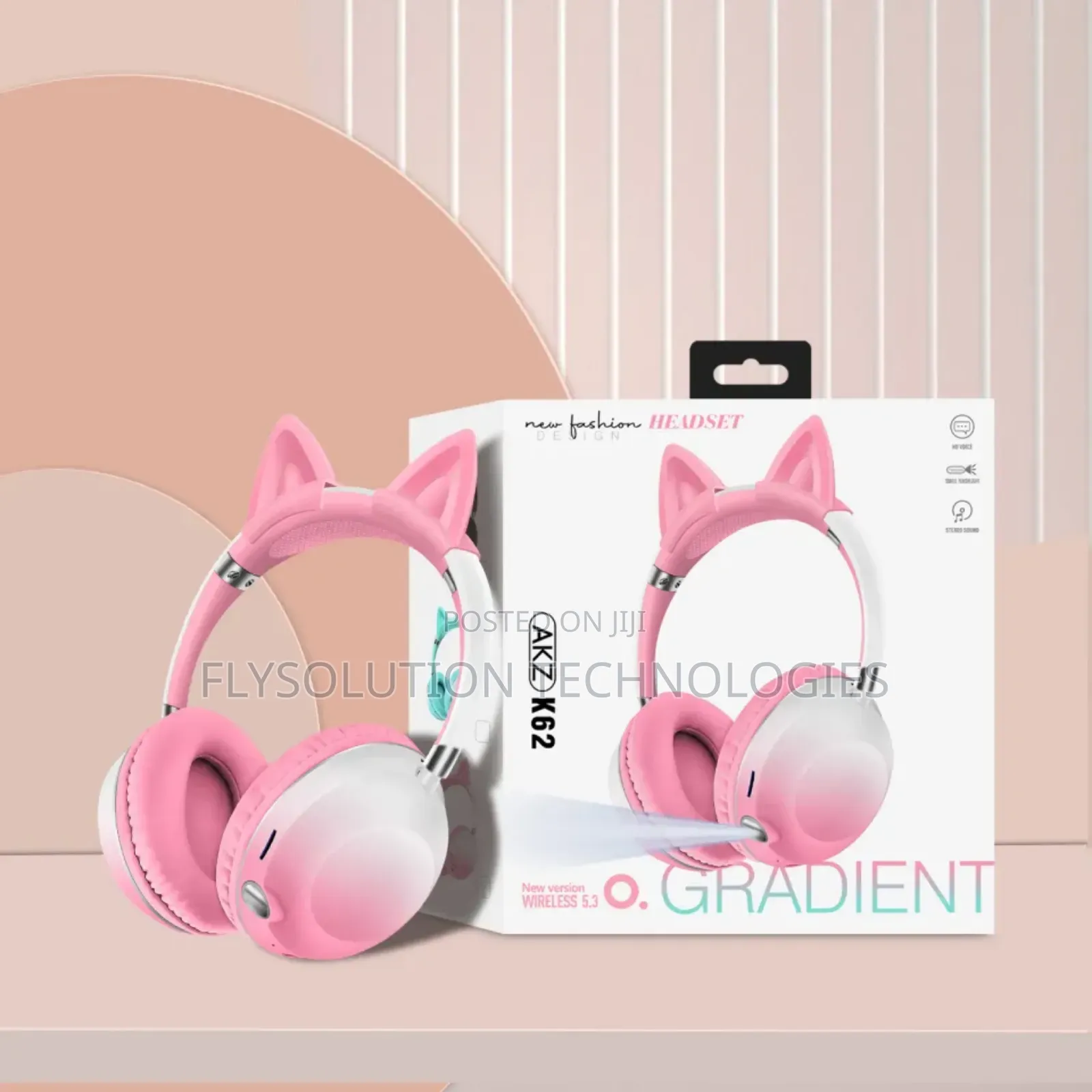 AKZ- Cat Ear Wireless Headset