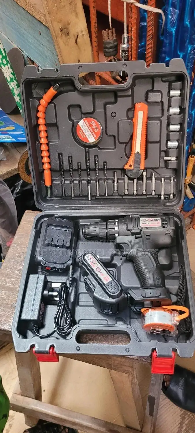 Rechargeable Drill Machine 32V With Two Batteries
