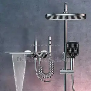 Black Original Uk Standard Standing Shower Mixer