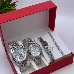Michael Kors Couples Watches and Bracelets Set